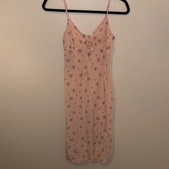 knee length dresses for ladies Ditsy Floral Midi Slip Dress main image 0